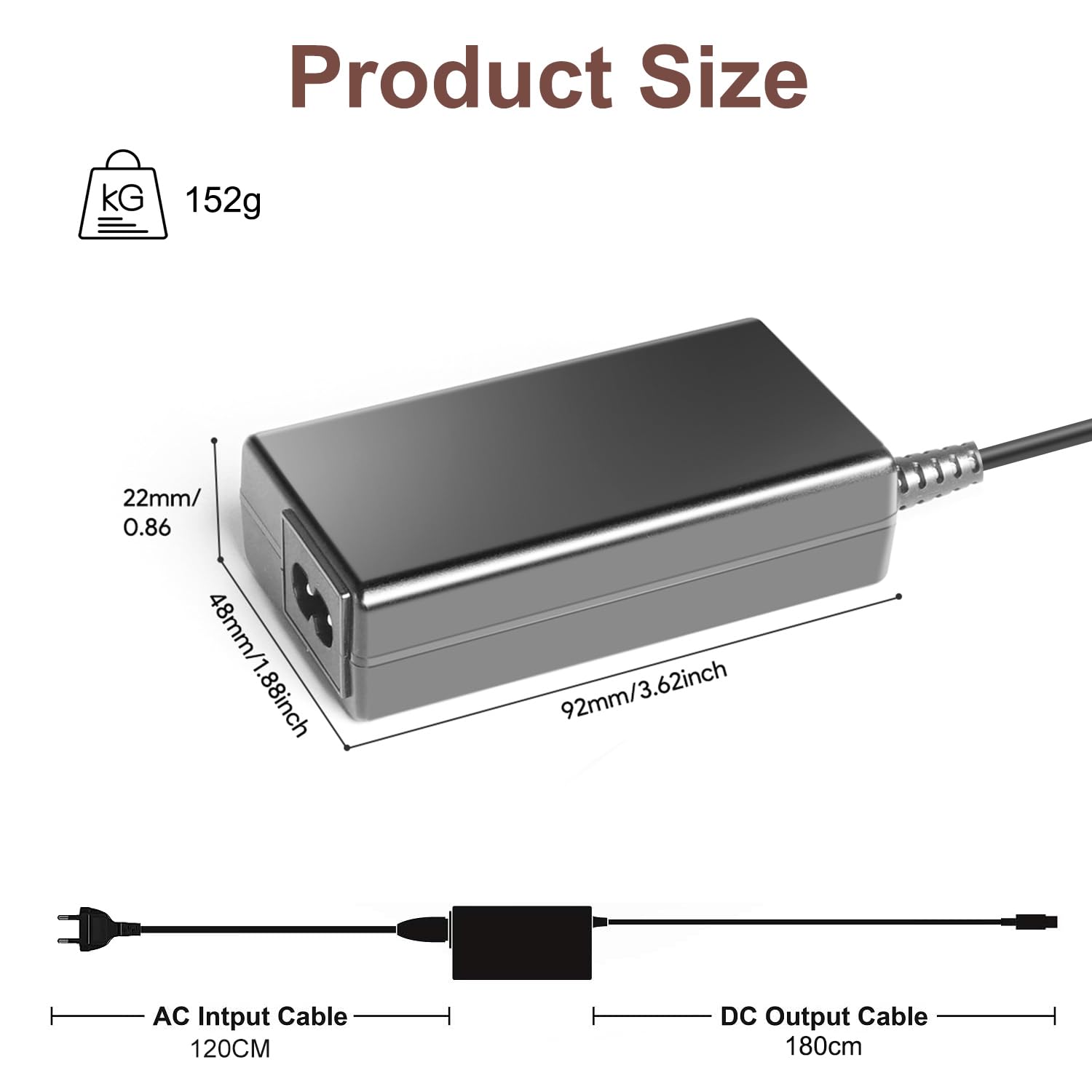 TAIFU 48V Alimentatore Caricatore per Ubiquiti Networks UniFi US-8-60W USW-Ultra-60W Switch Ethernet Gigabit PoE gestito a 8 Porte da 60W UI.com US8-60W US860W US-860W Alimentazione Caricabatterie