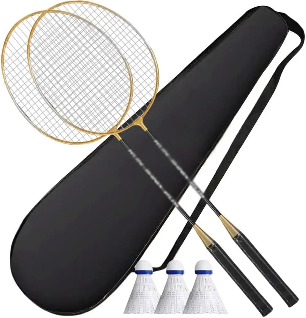 Badminton Racket Professional Badminton Kit for Adult Lightweight Badminton Equipment Sweat