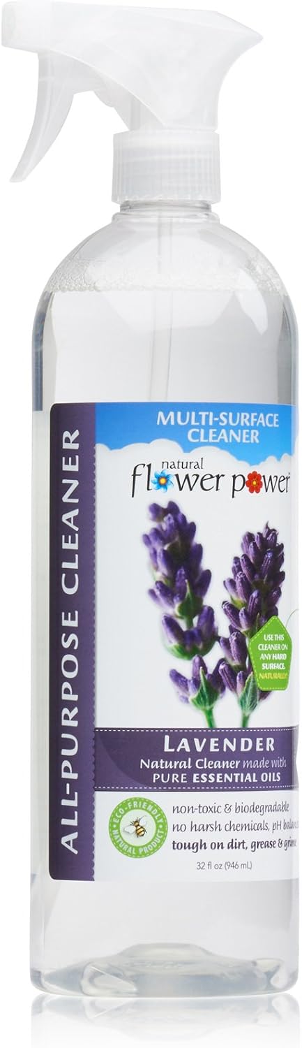 All-Purpose Cleaner Concentrate - Makes 32 Fl Oz Just Add Water - Multi-Surface Cleaning Spray, Non-Toxic, No Harsh Fumes or Chemicals, Child & Pet Safe - Lavender image 3