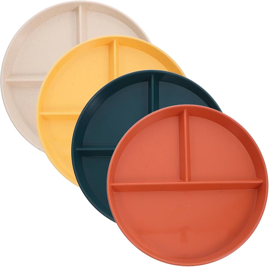 Amazon.co.jp: NUOLUX ランチプレート ワンプレート 仕切り皿