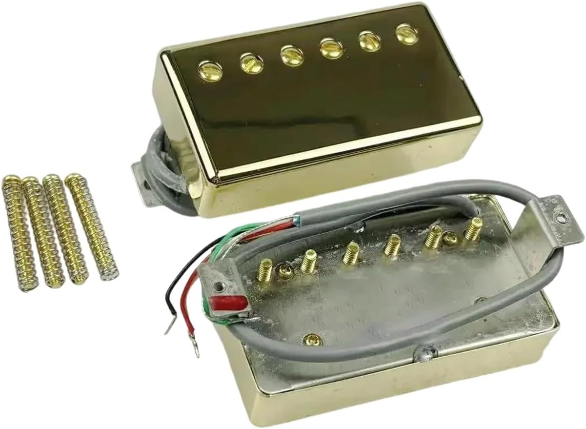 Acoustic Guitar Pickups Suitable For Professional Acoustic Guitar Pickups And Dual Coil Playing Instrument Accessories(Gold)