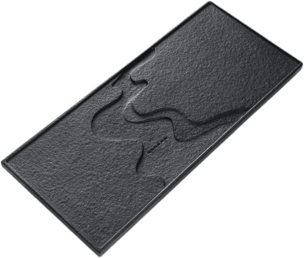 Household Whole Stone Tea Table Size Set Tray Natural Black