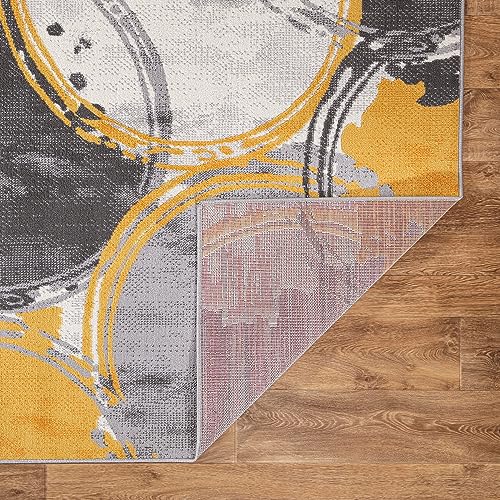 Tapete Rugshop Evora Modern Amarillo 7'10" x 10' miniatura 5