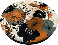 Vista 2 de Greenery Botanical Boho Wildflowers Line Art Floral PopSockets intercambiables PopGrip