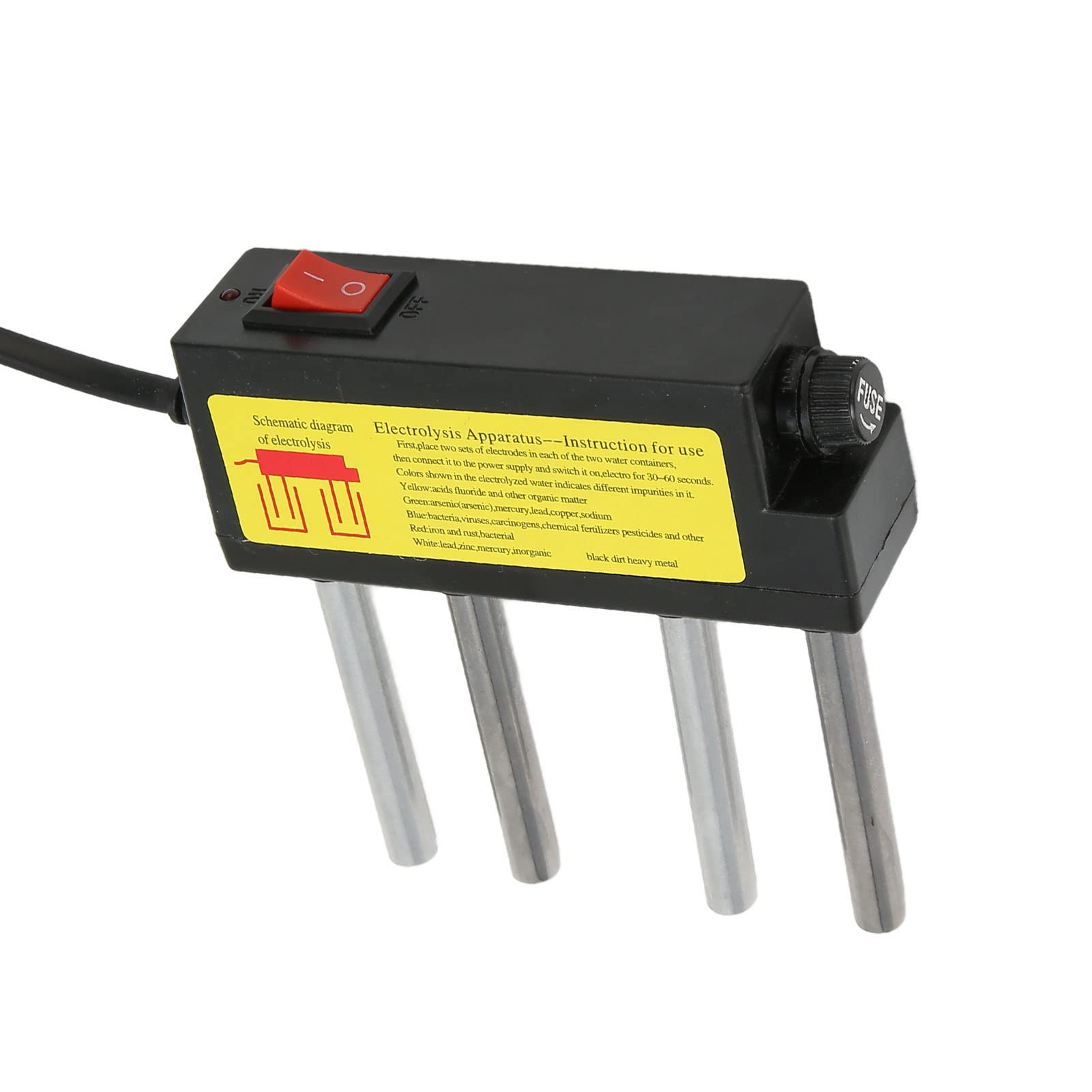 Generic Elektrolizator Wodny, 100-240 V WODA WODA ELEKRYLYZEDER-CLEVER-CLEIVER OCHRONA OCHRONA ŁATWA W SZYBKIEJ TESTU PICZY (wtyczka UE)