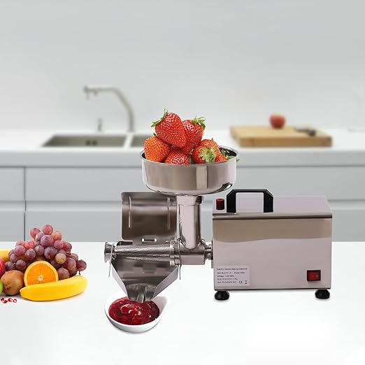 110V Electric Tomato Strainer Machine, Commercial Grade