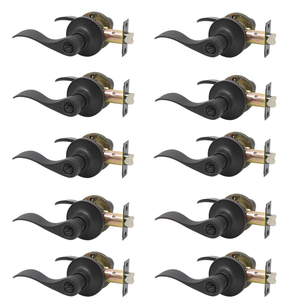 Buy 10 Pack Privacy Bathroom Door Lock Lever Keyless No Keys Door