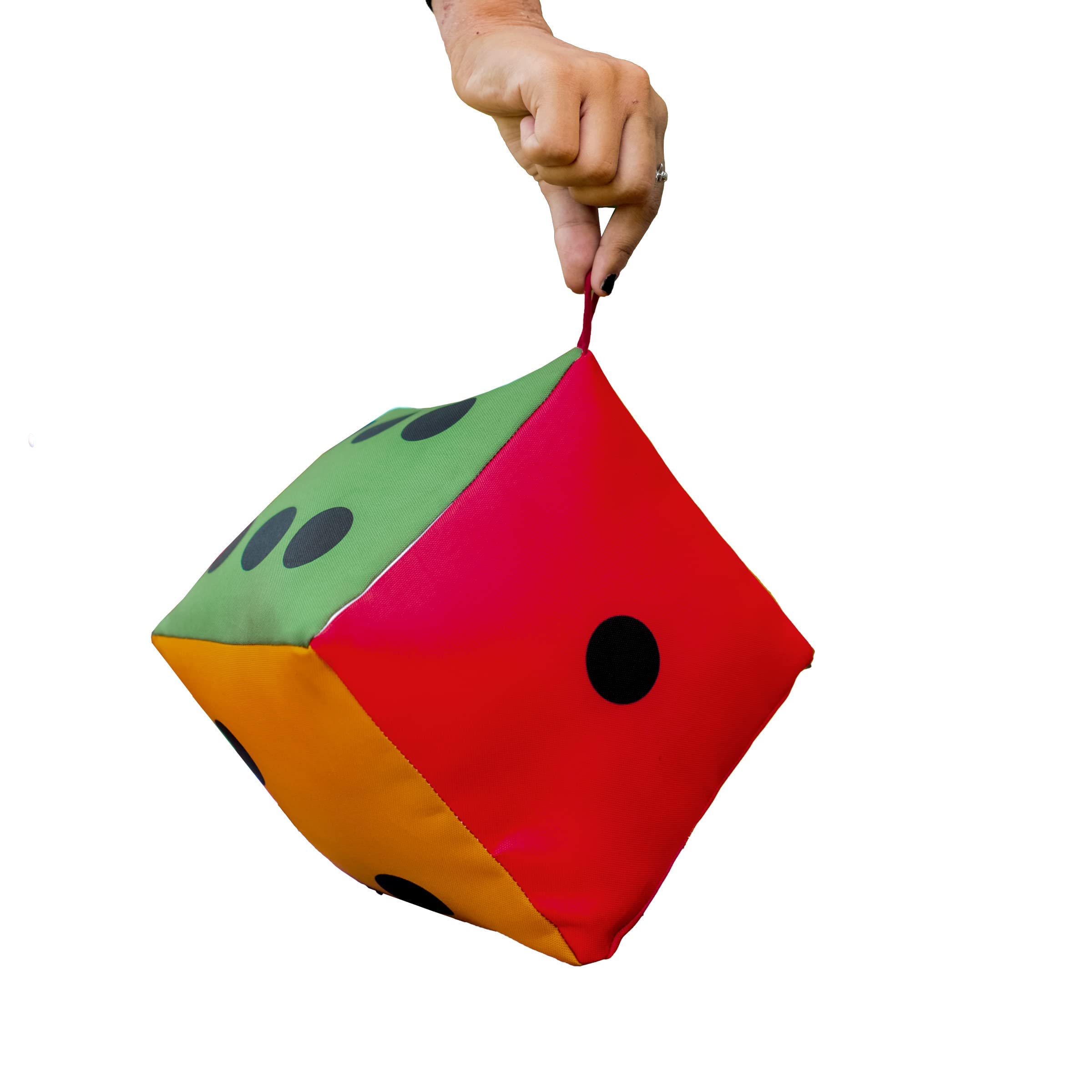 Big Playing Dice, Velvet Six Sided Plush Dice for Board Games, Ludo, Snake Ladder, Poker, Math Learning, Ages 3+