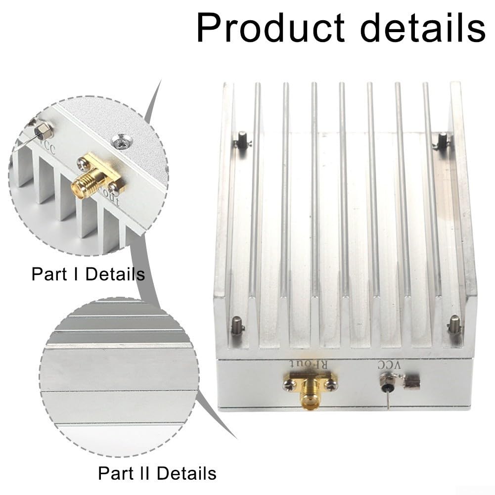 Amplificatore del segnale TV 45-1100MHz RF per amplificatore 32dB Alto guadagno 4W di uscita con radiatore per aree di segnale deboli