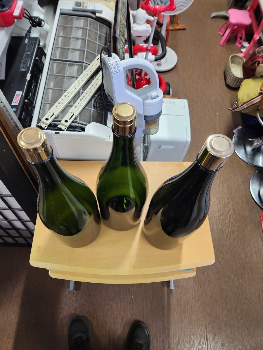Amazon.co.jp: 焼酎 4500 3本 空き瓶 空瓶 インテリア ガラス瓶