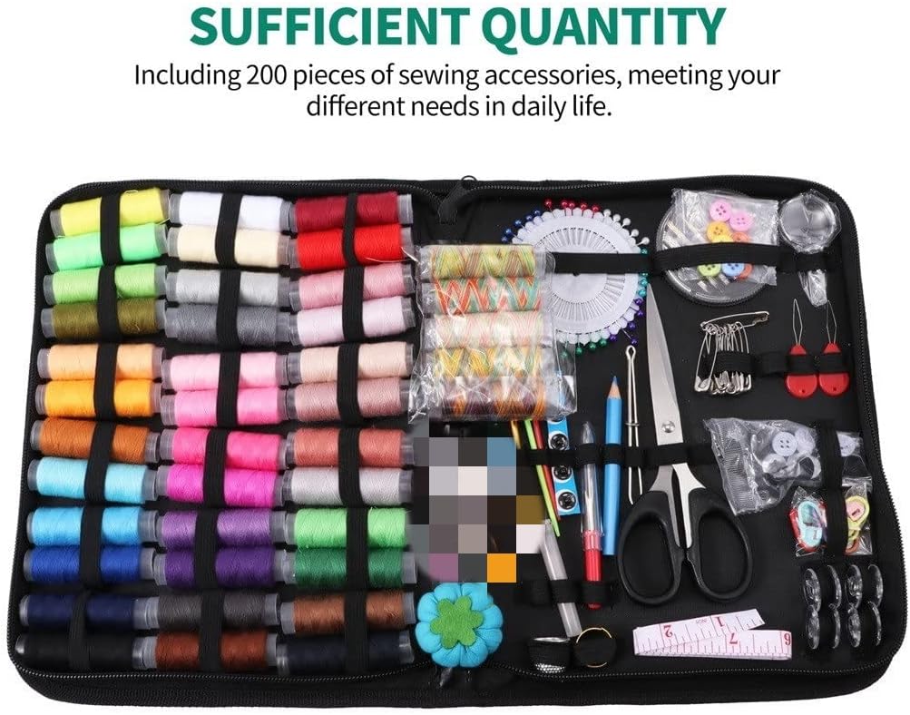 WERFOGH Sewing Kits DIY Multi-Function Box Set Hand Quilting Stitching Embroidery Thread Accessories