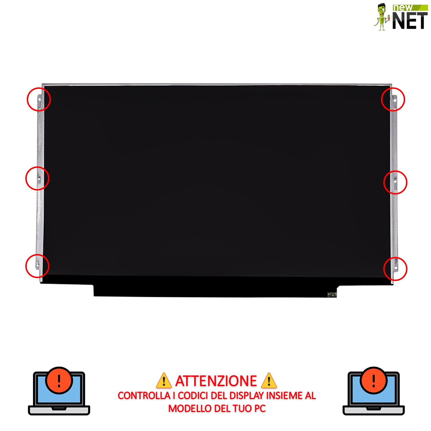 Schermo LED Opaco Da 14" Per Portatile N140BGA-EA4 REV.C4 - Foto 3