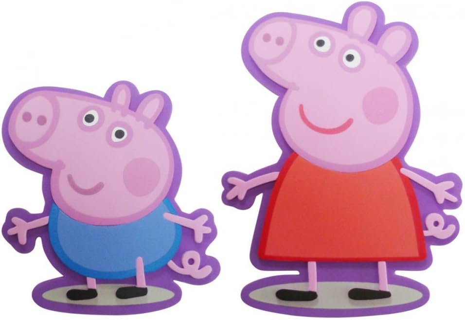 Peppa Pig and George Foam Wall Stickers
