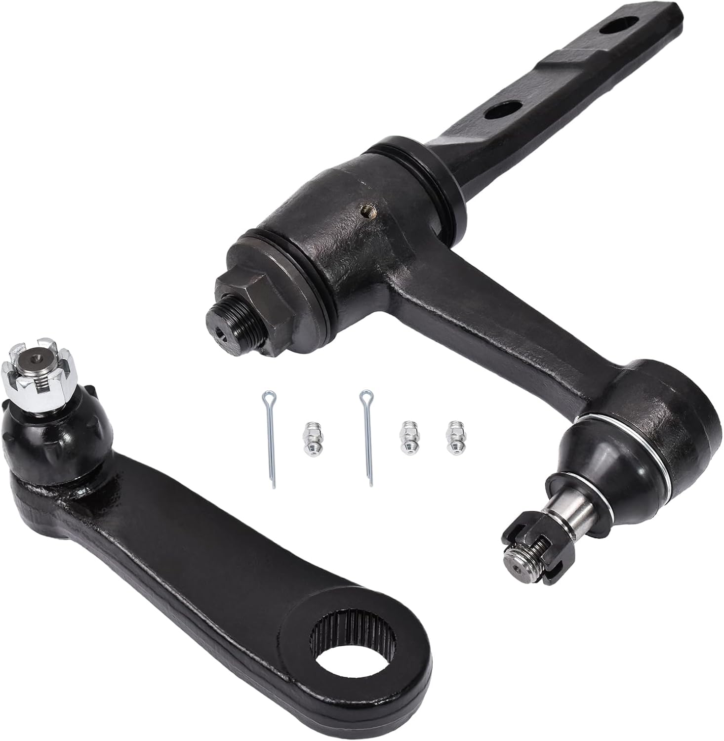 Hex Autoparts Front Pitman Arm Idler Arm w/ 3.43" Bolt Pattern Replacement for 1997-2002 Ford Expedition 1997-2003 Ford F-150 1997-1999 Ford F-250 1998-2002 Lincoln Navigator K8700 K8747