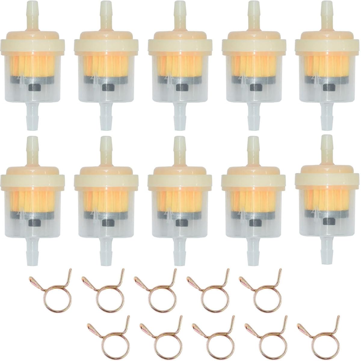 Filtro Carburante Universale Per Moto E ATV - Con Fascette E Tubi 6mm/8mm - Foto 13