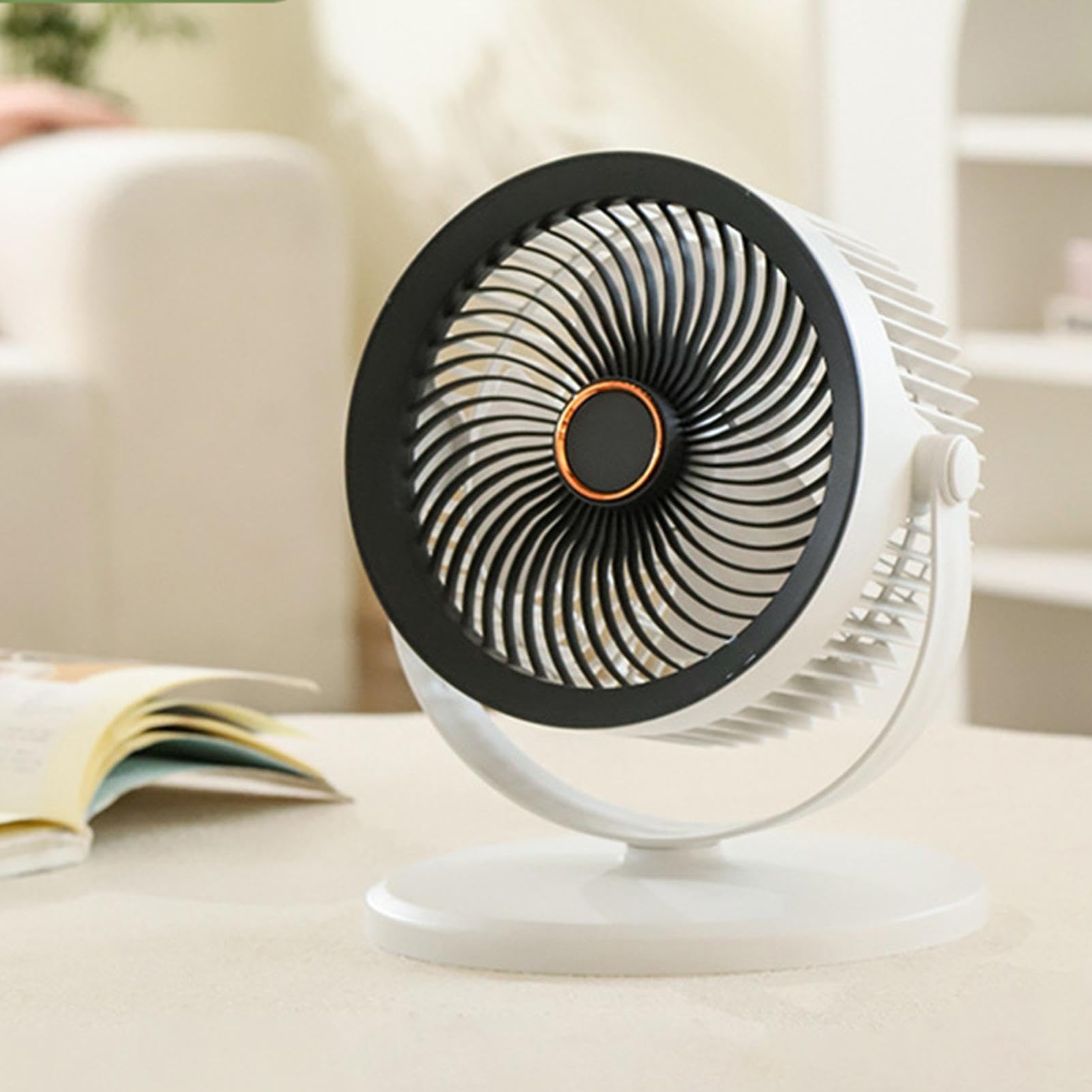 Ventilatore da Tavolo Pieghevole Forniture Pieghevoli Anti-Ribaltamento | ventilatore da tavolo oscillante e pieghevole con luce Per Viaggio In Auto Comodino Soggiorno Camp