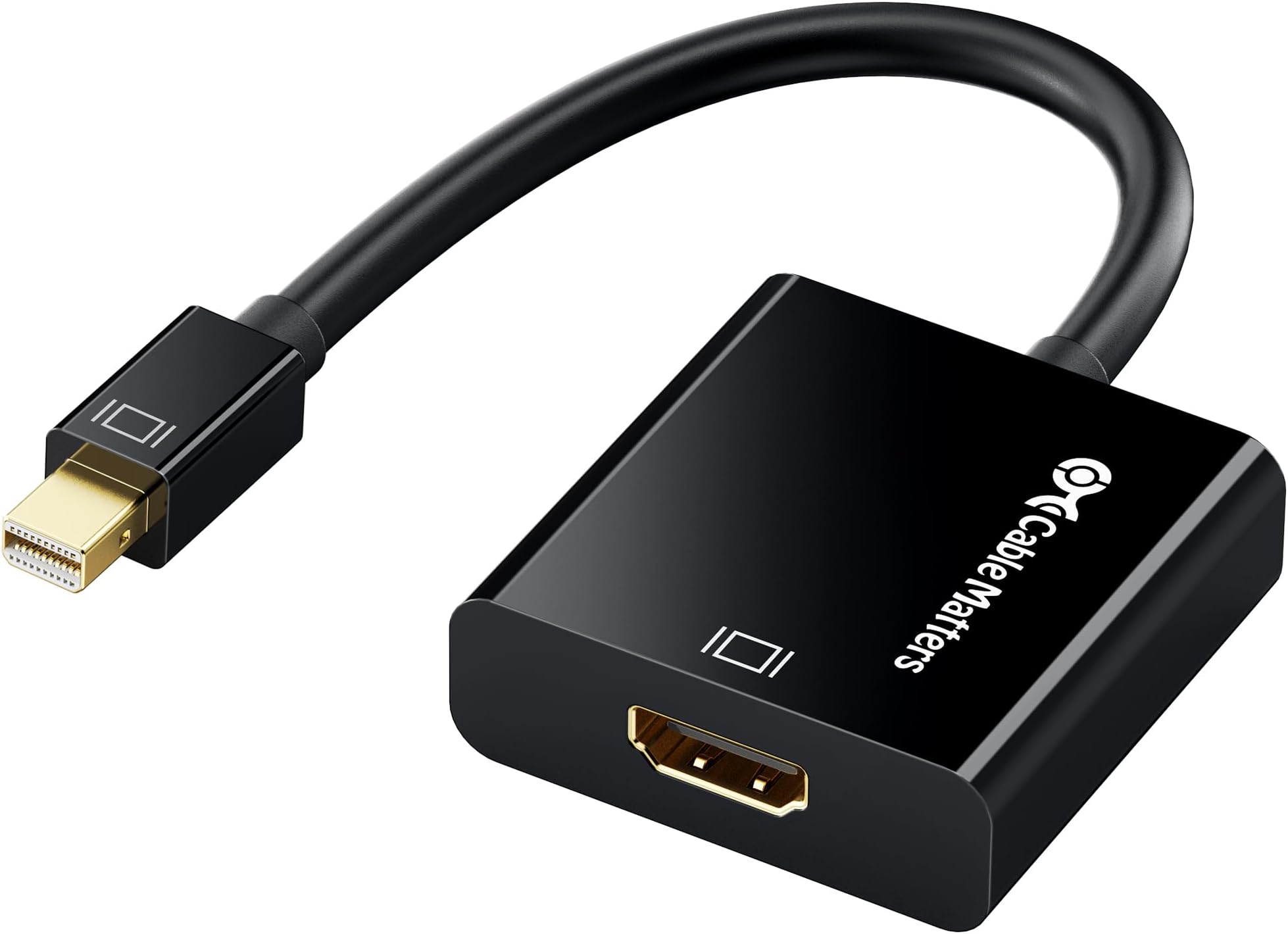 Cable Matters 4K Active Mini DisplayPort to HDMI Adapter, Mini DP to HDMI