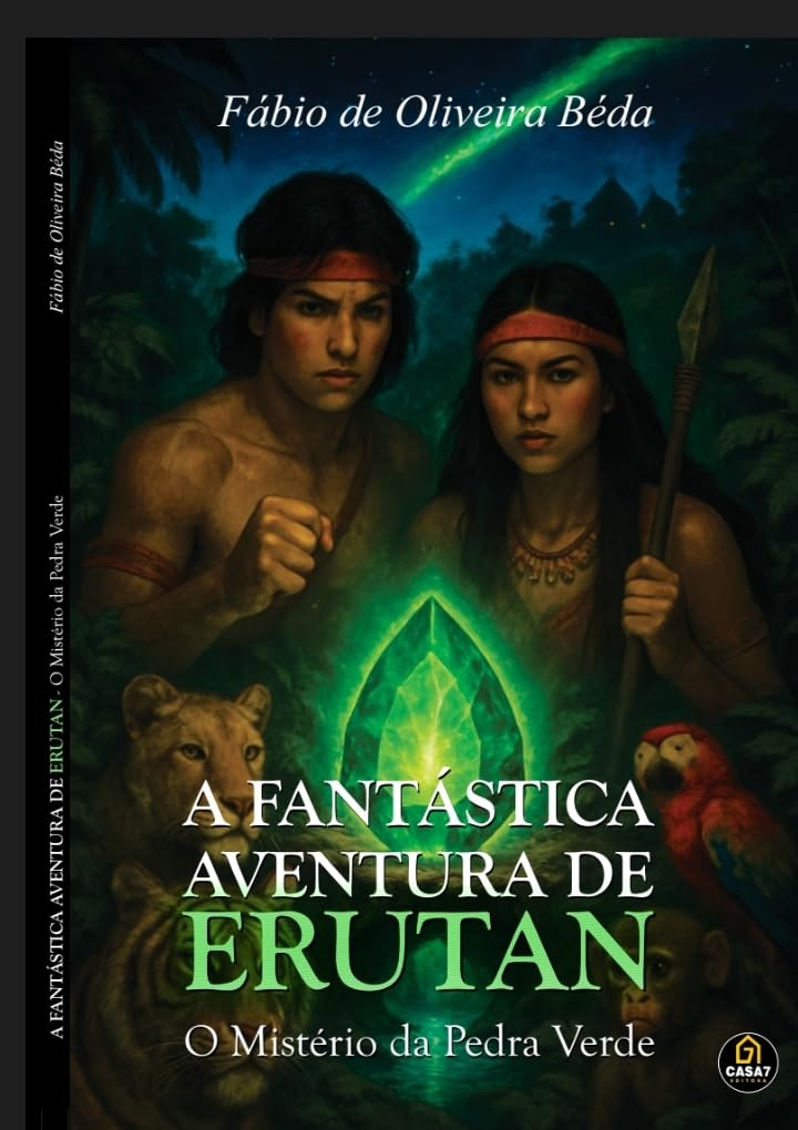 A Fantástica Aventura de Erutan : O Mistério da Pedra Verde (Portuguese Edition)