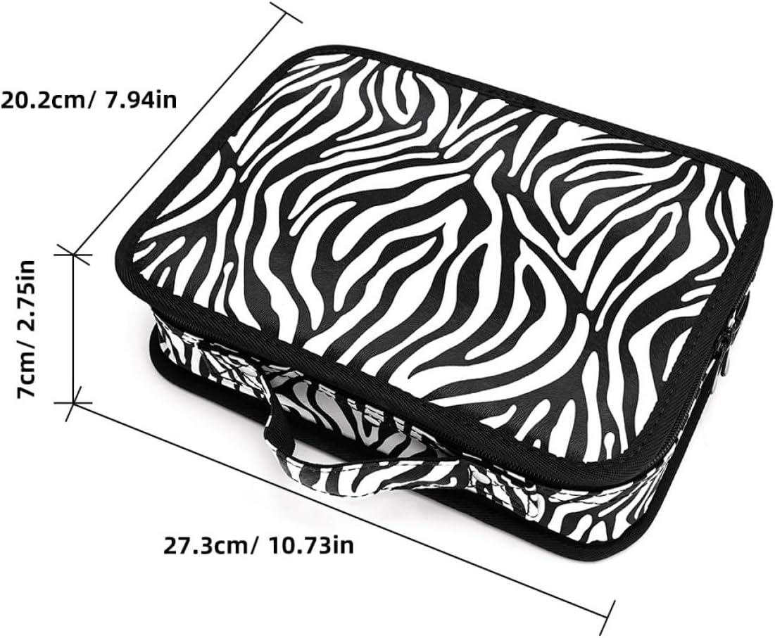 Ipetboom Barber Case Clipper Bag Hair Stylist Scissor Organizer Portable Storage Box with Textured Surface for Professional Hairdresser Use