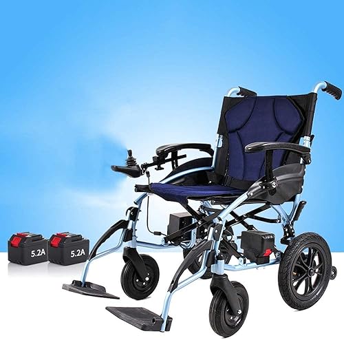 NEOCHY Silla de ruedas portátil de moda, portátil, plegable, inteligente, ligera, de aleación de aluminio motorizada, con pasamanos ajustable (color disponible en Yaxa Colombia