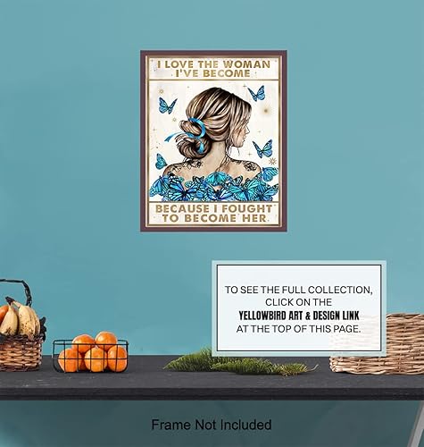 Miniatura 6 de YELLOWBIRD ART & DESIGN Decoración de pared inspiradora – Arte de pared motivacional – Arte de pared bohemio – Decoración de pared con citas