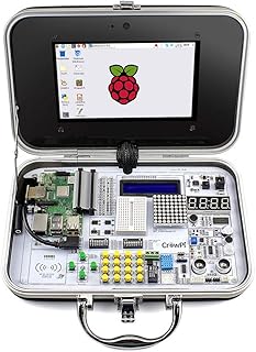 ELECROW Crowpi Raspberry Pi 4 3 b 3b+ 4b+ Kit Raspberry Pi Learning Programming Kit with Sensors - Advanced Version