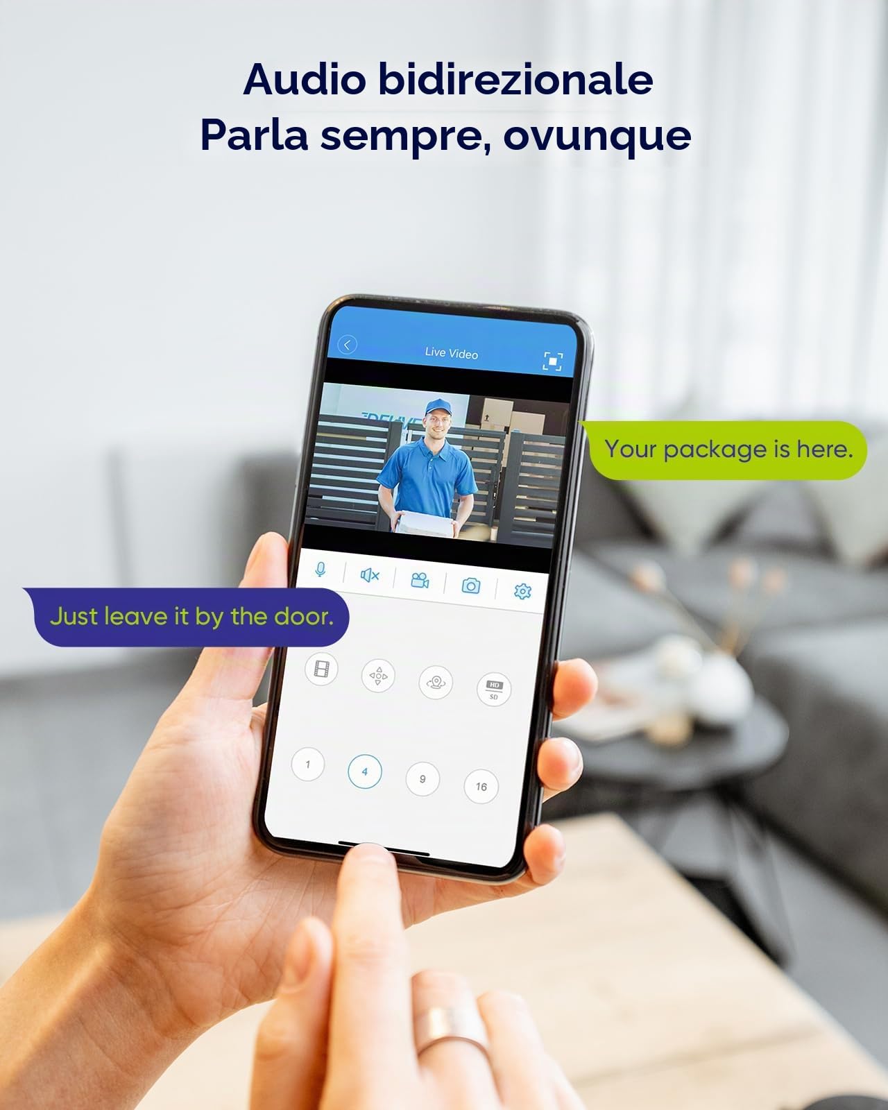 SANNCE 4K PoE Telecamera Bullet Esterno/Interna Senza Micro SD | Visione Notturna a Colori, Riconoscimento Intelligente Persone/Veicolo, Audio a 2 Vie, Senza Alimentatore Rete, IP67