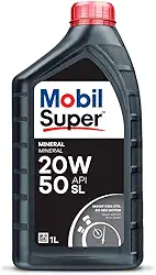 Oleo Lubrificante Mineral Para Carros Mobil Super 20W-50