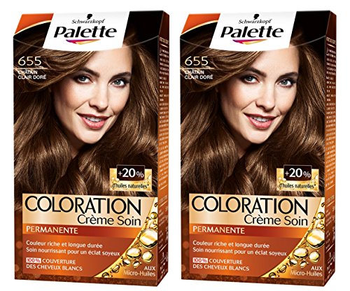 Saint Alga Saint Alga Paleta Coloración capilar 655 Castaño Dorado 50 ml  Juego de 2