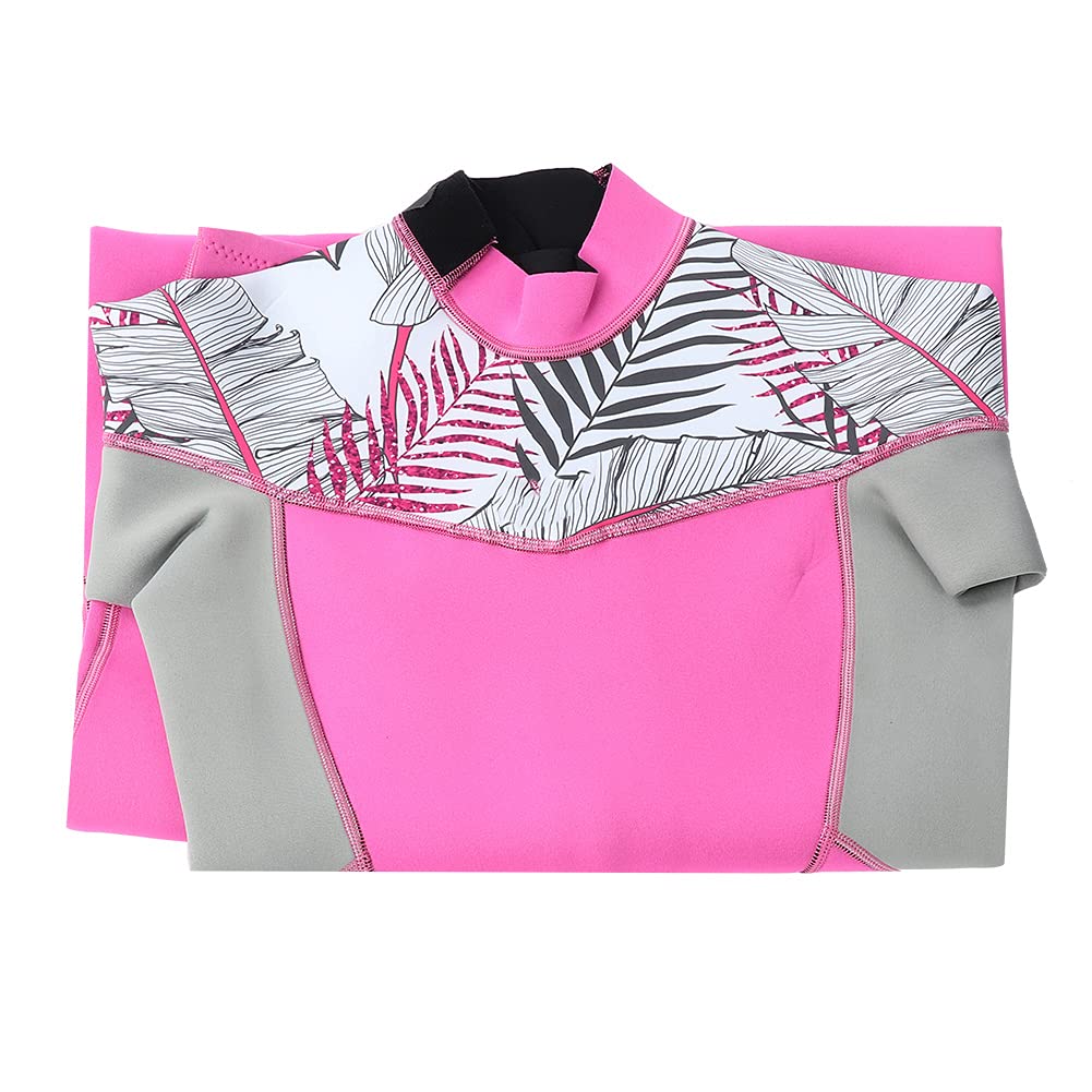 Combinaison de plongée en néoprène à manches longues pour femme - Chaude et confortable - Pour le surf - Taille M/L - Noir (M)