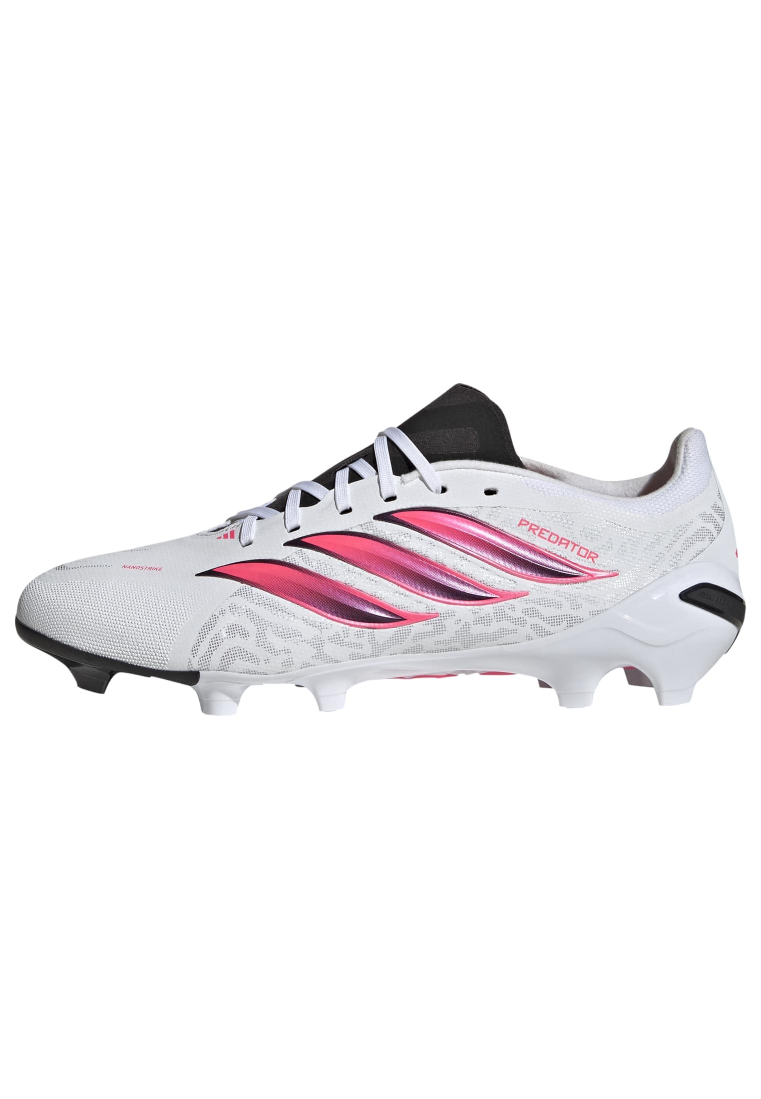 adidas Unisex Predator League Firm Ground Football Boots Shoes, FTWR White/Solar Turbo/core Black, 10 UK