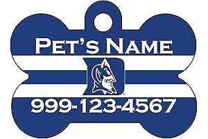 NCAA Duke Dog Tag Pet ID Tag Personalized with Name & Number