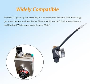 9003410 C3 Piezo Ignitor Assembly with Bracket for Gas Water Heater