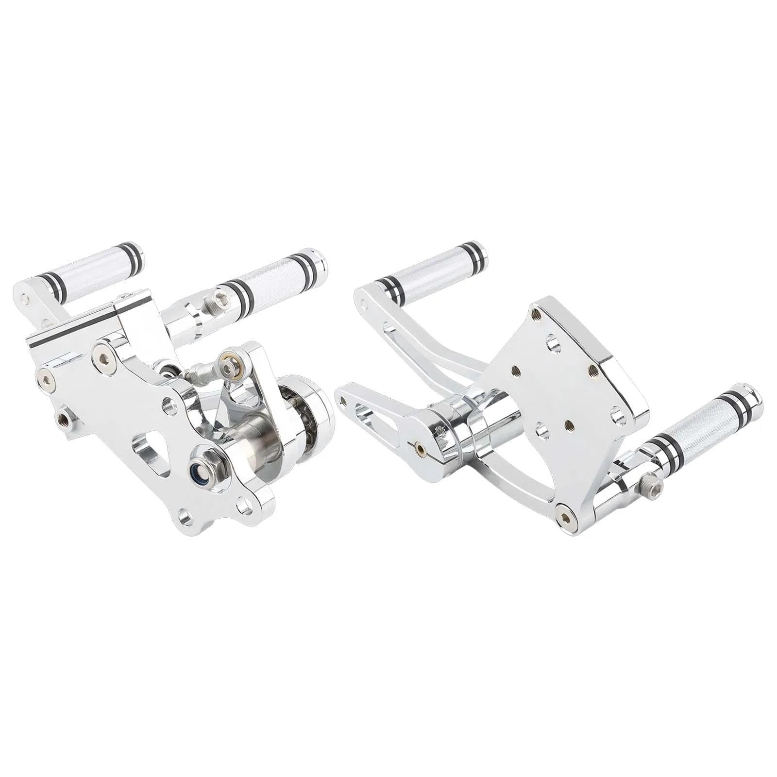 Kit de montage repose-pieds avant haut de gamme chrome Softail Fat Boy Lo 00-17