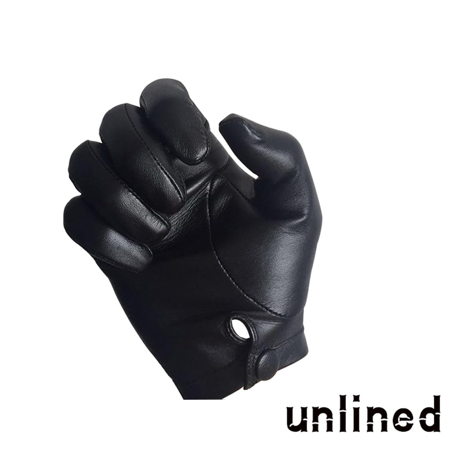 Quarzsand Handschuhe Ungefütterte, dünne Lederhandschuhe for Herren, Handgelenkknopf, eng anliegender, warmer Fahr-Touchscreen