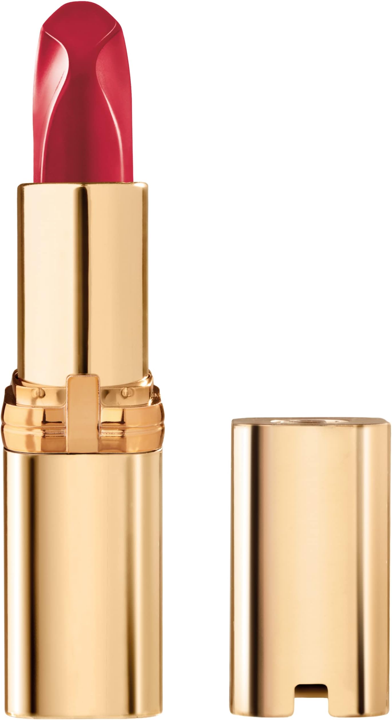 Colour Riche Red Lipstick, Long Lasting, Satin Finish Smudge Proof Lipstick with Hydrating Argan Oil & Vitamin E, Reds of Worth, Respected Red, 0.13 Oz