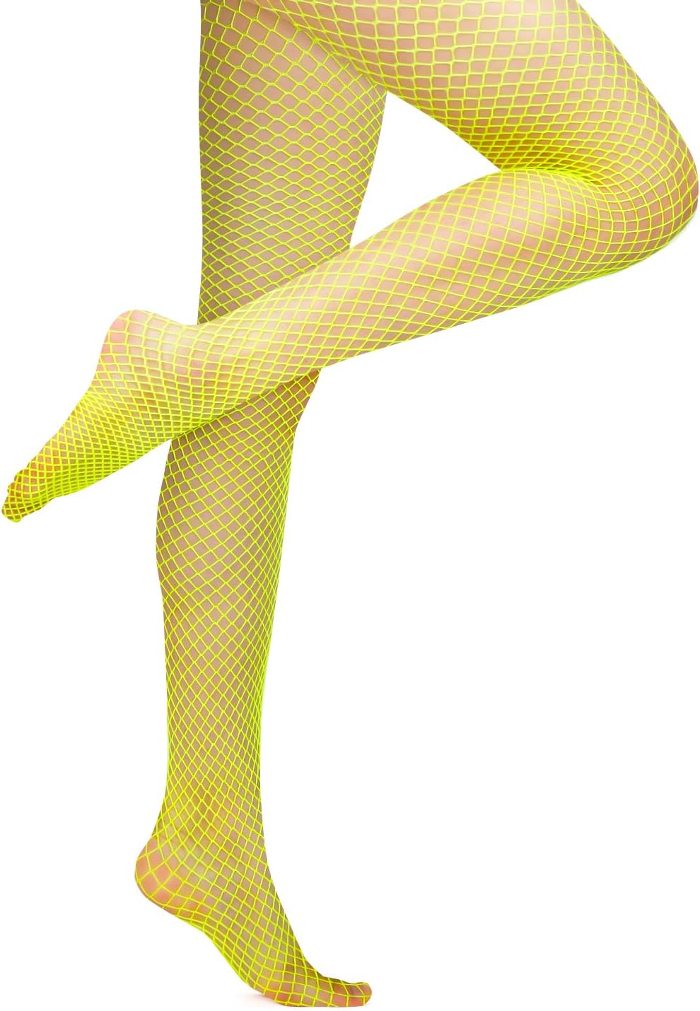 Benefeet Sox 2 Pack Womens High Waist Fishnet Tights Mesh Stockings Sexy Hollow Out Pantyhose Large & Medium Net - Image 6