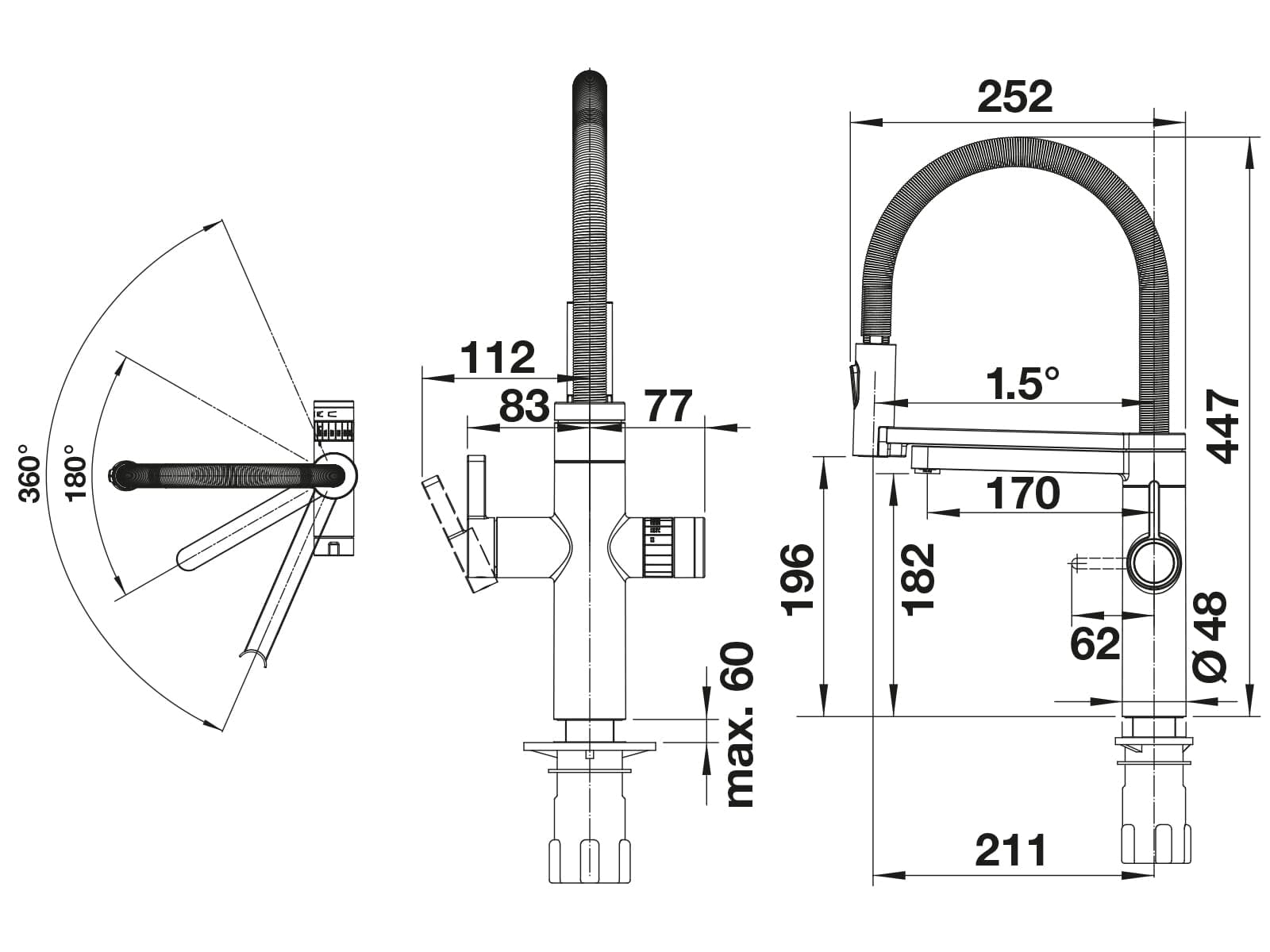 BLANCO drink.soda EVOL-S Pro schwarz matt | Multifunktionales Soda-Wassersystem | Gekühltes Wasser in still, medium & sprudel | Inkl. App | Wassersprudler | Click & Touch Mengeneinstellung | Armatur