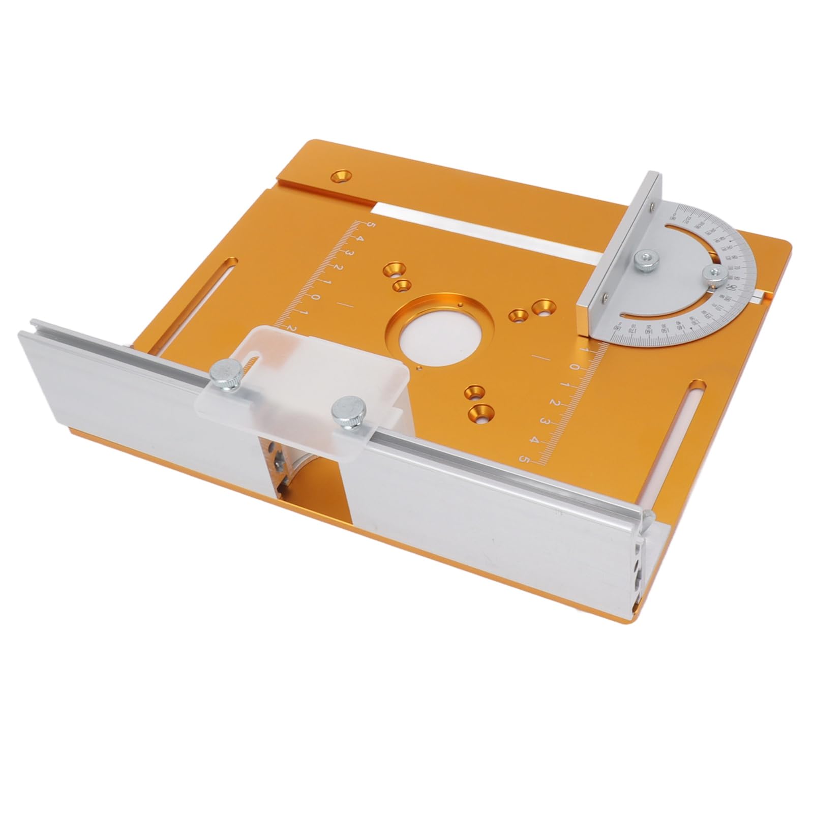 Tabla de enrutador Insertar placa de alta eficiencia Bancos de carpintería Material de aluminio