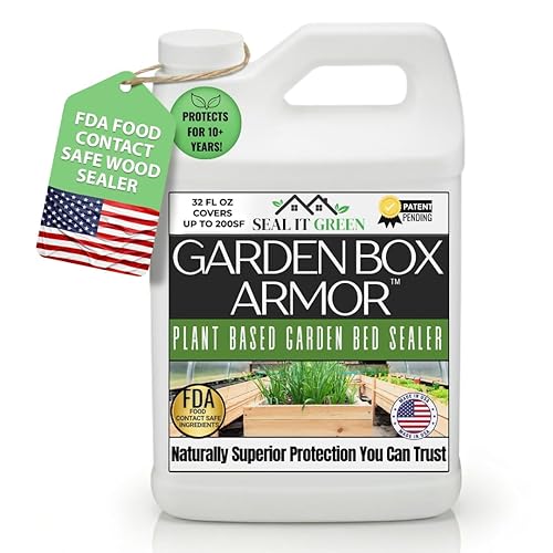 Garden Box Sealer | FDA Food Contact Safe Plant-Based Wood