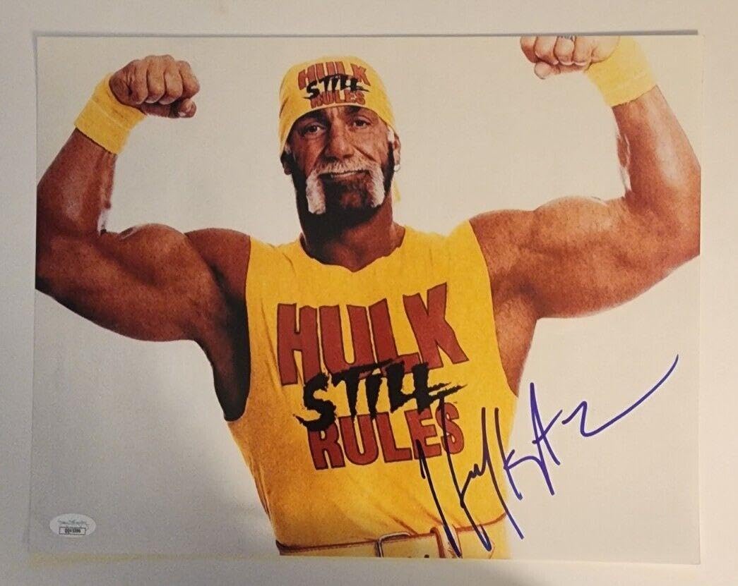 Hulk Hogan Signed Autographed 11x14 WWE Wrestling HOF Legend JSA