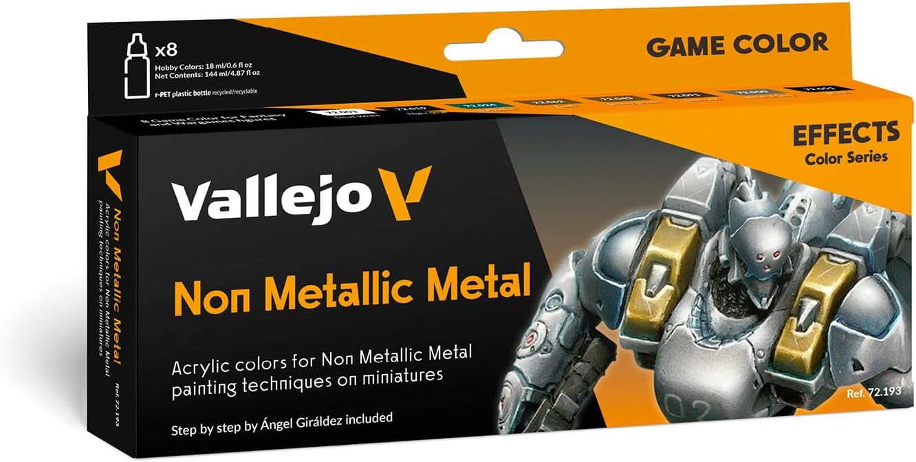 Vallejo AV Game Color Set - Non Metallic Metal (x8)