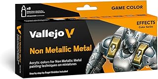 Vallejo Game Color Non Metallic Metal – Set de 8 Colores