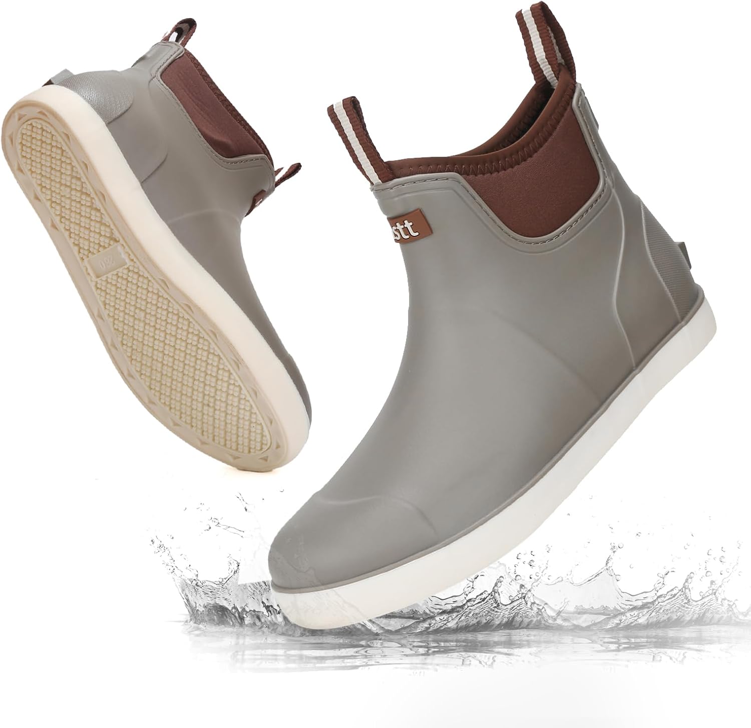 Mens Deck Boots Waterproof Fishing Rain Boots, Jamaica Ubuy