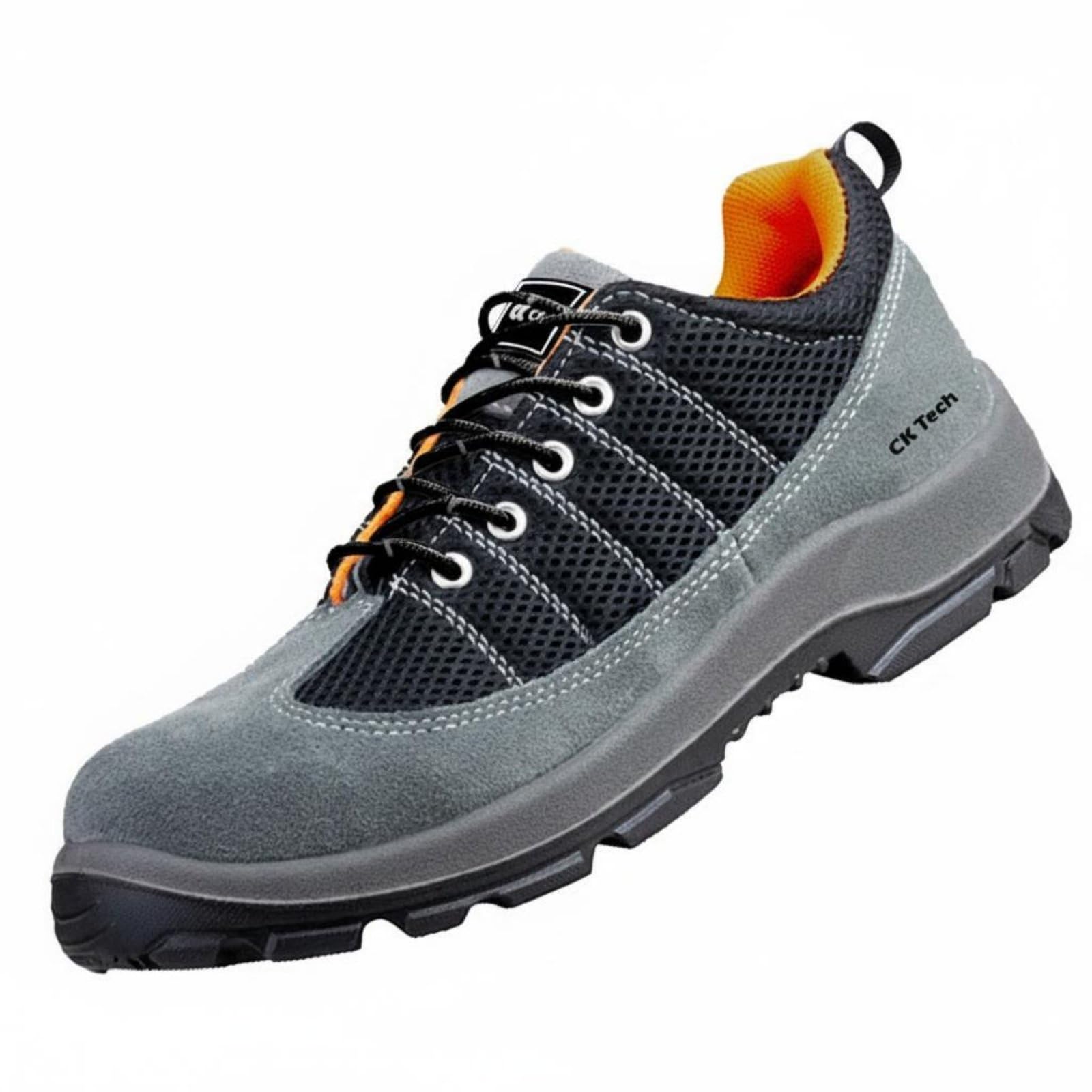 HEAVENGLOW Wear-Resistant Steel Toe Work Shoes Breathable Puncture Proof Work Sneakers for Construction Workers, Factories, Workshops, 39-picture-49