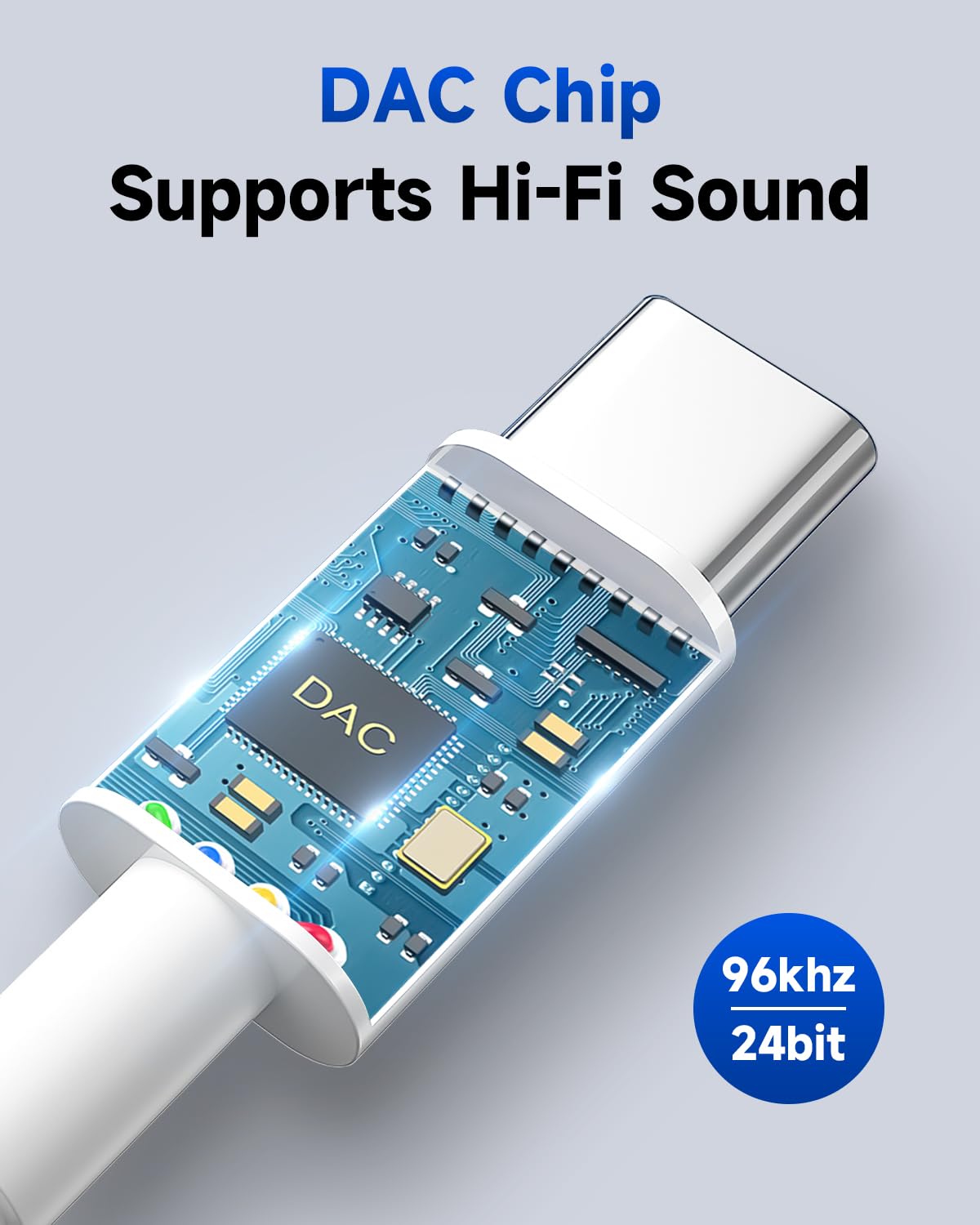 Criello Adaptador USB C a conector de auriculares de audio de 3,5 mm | Cable de audio auxiliar tipo C compatible con iPhone 17/16/15 Pro/Max/Plus, iPad, MacBook, Samsung Galaxy (paquete de 100)