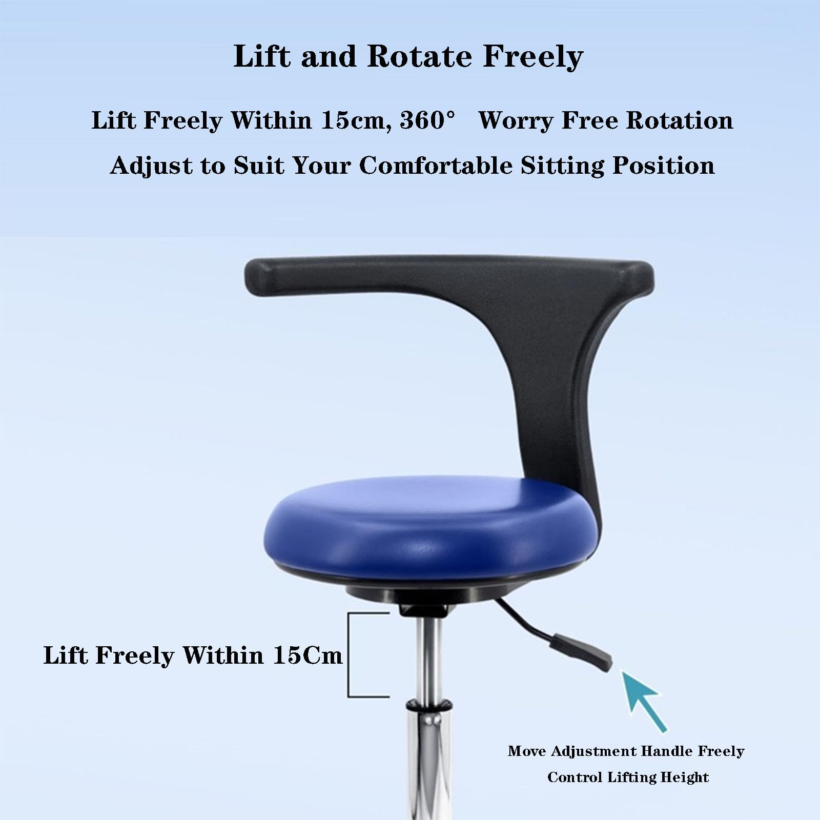SFKLYU Asiento Hidráulico Ajustable, Sillón Enfermería Dental, Sillón Ergonómico Dibujo, Sillón Estética para Clínicas, Dentistas, Spas, Masajes, Centros Médicos, Salones Estudios,A4