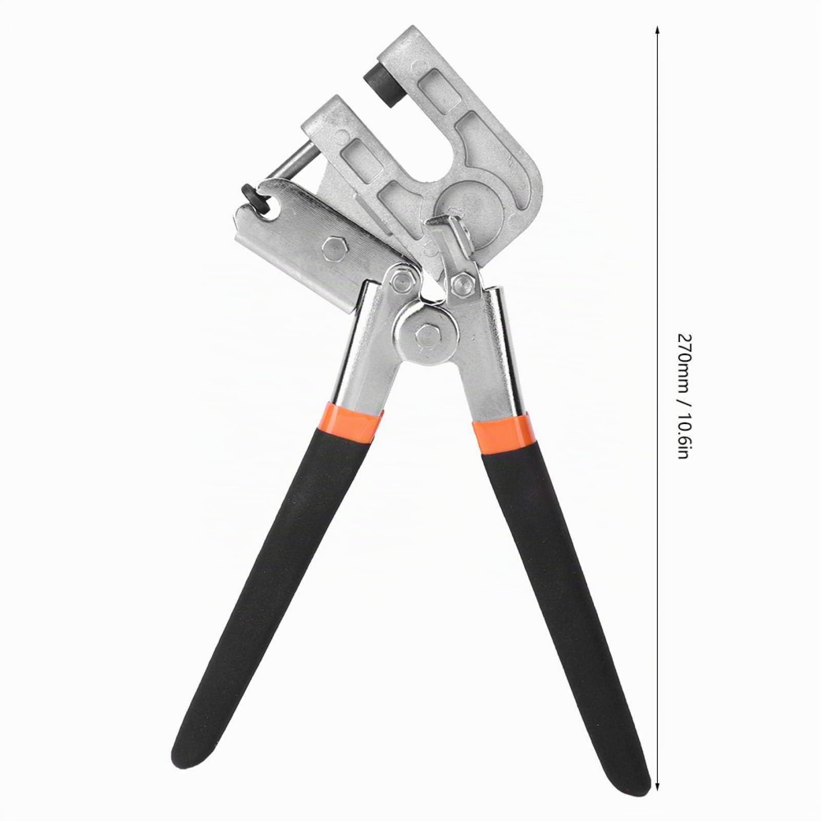 Pinza a crimpare per perni tenuta in mano, strumenti per cartongesso per crimpatori per perni in metallo, utensile manuale a crimpare per fissaggio di cornici di fissaggio per crimpatura di cavi