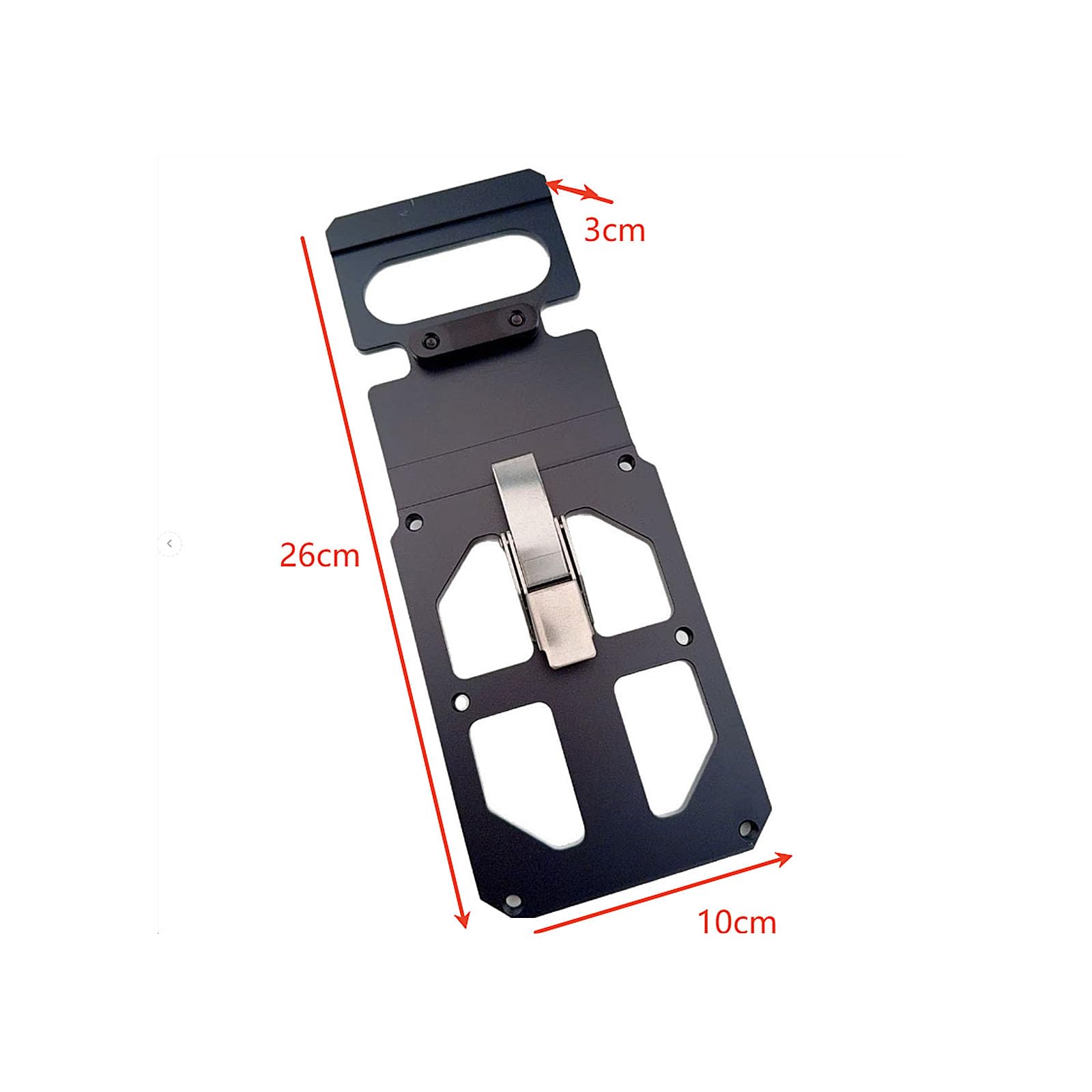 Guía de ángulos de aluminio estable con soporte paralelo para motosierras de cadena que garantiza un corte preciso en diversos materiales Guía de aluminio