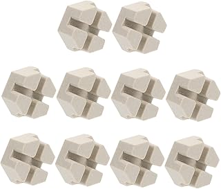 BUGUUYO 10pcs Fish Tank Coral Base Coral Frag Plate Aquarium Coral Base Decorative Tray Decorative Serving Tray Ceramic Coral Frag Base Frag Rock Station Reproduction Ceramic Base Ceramics